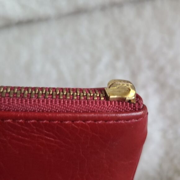 Fossil Red Leather Wallet - Picture 4 of 6